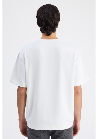 Twn Relaxed Fit Ekru Düz T-shirt 6ec146171622m Çok Renkli