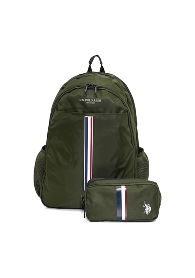 U.s. Polo. Assn. Unisex Okul Çanta Seti Plset2504646 Haki