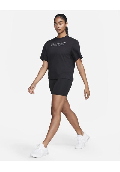 Nike Dri-fıt One Yüksek Belli 18 Cm Kadın Bisiklet Şortu, Kadın Siyah Şort Tayt Siyah