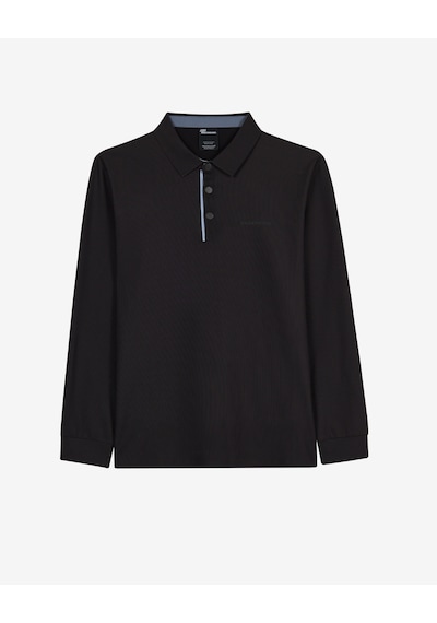 Skechers M Long Sleeve Waffle Polo Erkek Siyah Polo Yaka Tshirt S2620148-3817 Skechers M Long Sleeve Waffle Polo Erkek Siyah Polo Yaka Tshirt S2620148-3817