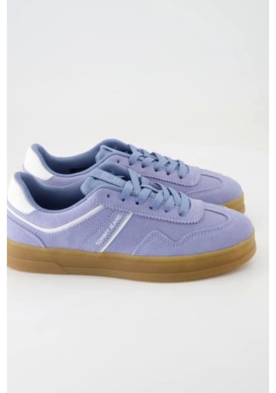 Tommy Hilfiger Kadın Mavi Greenwich Süet Sneaker Mavi