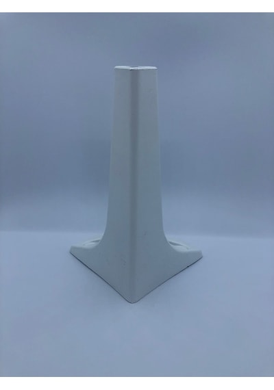 PLASTİK,19*10*10 CM BEYAZ KOLTUK,BERJER,MOBİLYA AYAĞI (4 ADET)