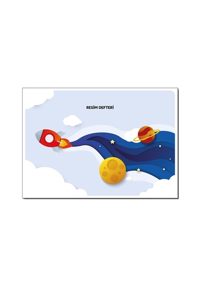 Meteksan Arya 30 Yaprak 22x31 Cm Pp Kapak Resim Defteri