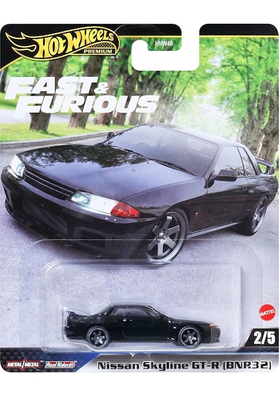 Hot Wheels Premium Fast & Furious Nissan Skyline Gt-r Bnr32