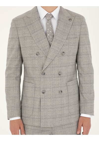 Pierre Cardin Erkek Gri Takım Elbise 50294091-vr024