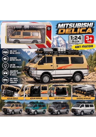 Arkhenx Kzl-m357 Kut 1:24 Mıtsubıshı Delıca 24 Adet Fiyatıdır Bzs1