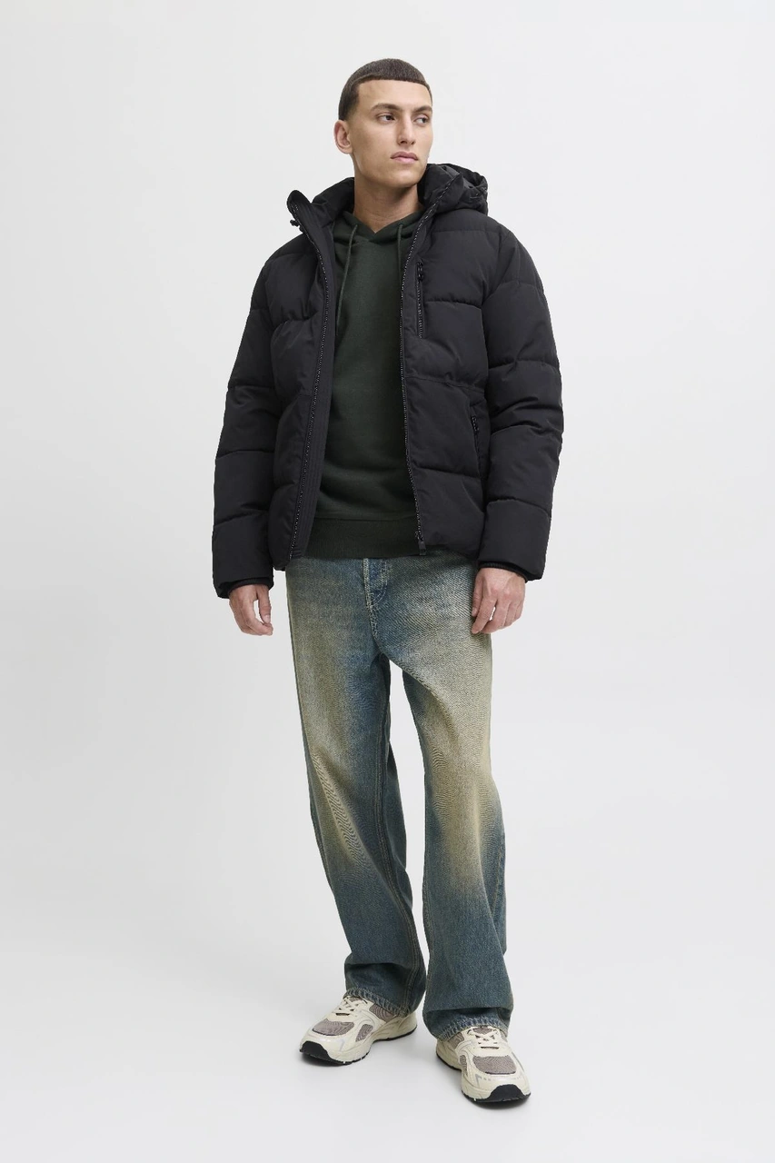 Jack & Jones Jjeowen Puffer Erkek Şişme Mont Su Geçirmez, Soğuk Hava Koruması, Günlük Kışlık Ceket Siyah Jack & Jones Jjeowen Puffer Erkek Şişme Mont Su Geçirmez, Soğuk Hava Koruması, Günlük Kışlık Ceket Siyah