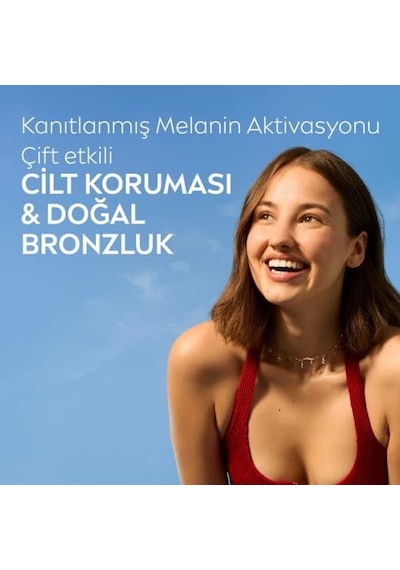 Sun Spf50 Koruma Ve Bronzluk Güneş Spreyi 200ml, Doğal Bronzluk, Suya Dayanıklı,melanin