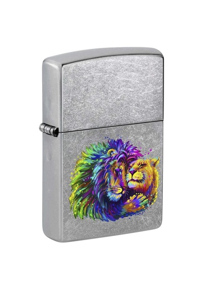 Zippo Lion Design Windproof Çakmak - 49007-00071-model17