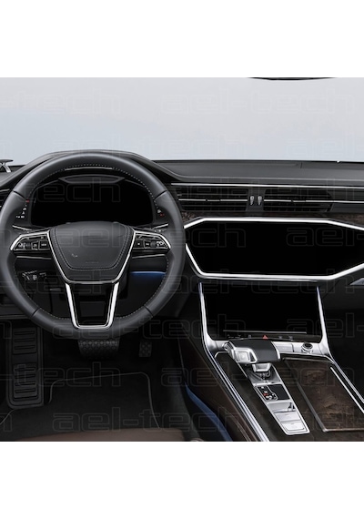 Audi A6 Dijital Gösterge Ve Navigasyon Uyumlu Nano Ekran Koruyucu 3lü Set