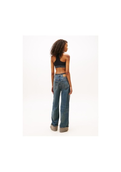 Tommy Hilfiger Kadın Tjw Sp Crop Tape Bralet-13147 Siyah