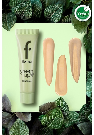 Flormar Nemli Ve Aydınlık Görünüm Veren Vegan Likit Kapatıcı-green Up Concealer-001 Lıght-4251903322249