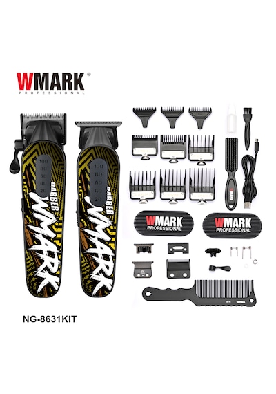 Wmark Ng-8631kıt Yüksek Hızlı Motor Saç Kesme Detay Düzeltici Kiti Kuaför Salonu İçin 2 Saat