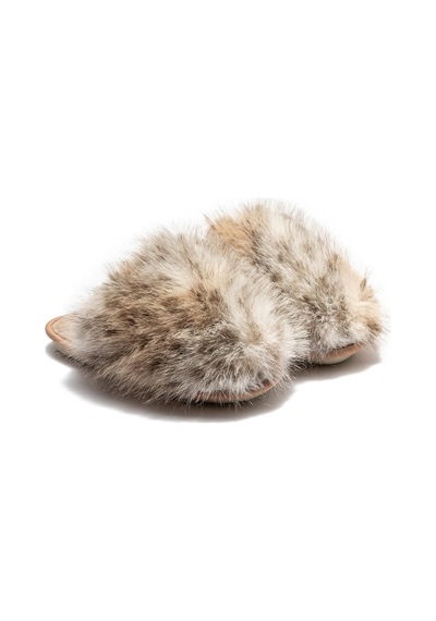 Twigy Twıgy Tw Leopard Beyaz Kadın Ev Terliği 37/41