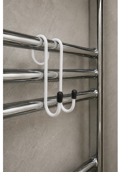 Teknor 3'lü Set Havlupan Askısı Pratik Havlu Askısı Beyaz 10x5 Cm