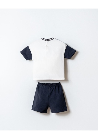 U.S. Polo Assn. U.s. Polo Assn Erkek Bebek 2 Li Şort T-şhirt Takım Füme-2335 Füme