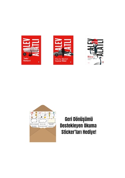 Nuke Türkiye + Viva La Muerte Yaşasın Ölüm + Schrödinger İn Kedisi 2 - Rüya + Okuma Sticker'ları