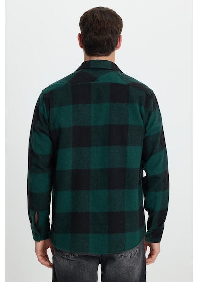 Tudors Erkek Regular Fit Klasik Fit Kareli Cepli Oduncu Gömlek-41749 Çok Renkli