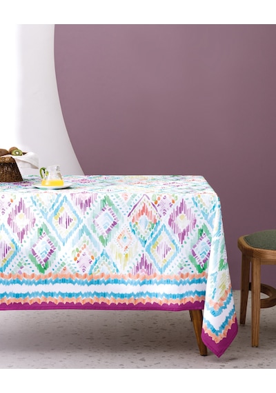 Madame Coco Nivelle Masa Örtüsü - 150x250 Cm - Mor/mavi Maor0000000041 Mürdüm