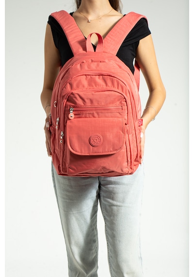 Nemo Bags Yavruağzı Unisex Okul Çantası, Crinkle Su Geçirmez Kumaş, Laptop Seyahat Sırt Çantası, 24 Lt, 40x30cm Diğer