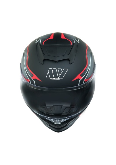 My Helmets Mks001-bgr Yarış Spoiler Güneş Vizörlü Şeffaf Full Face Motosiklet Kaskı Çok Renkli