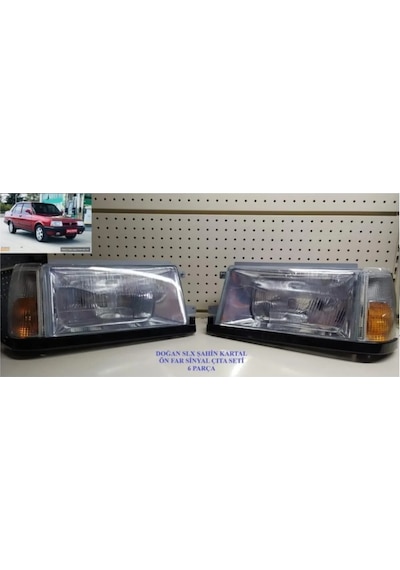 Doğan Slx Kartal Şahin Ön Far +sinyal+ Çıta Set 6 Parça Takım Tyc00373400673