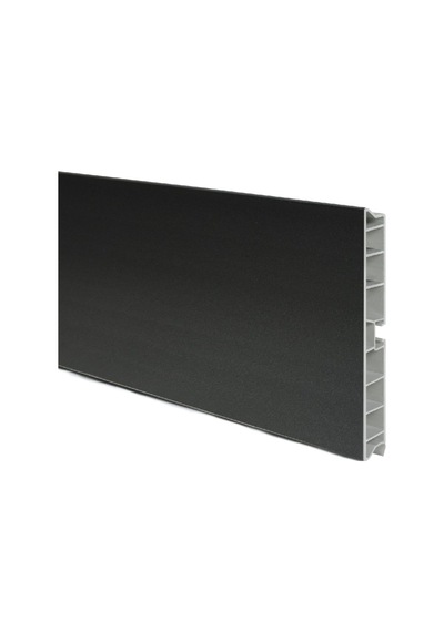 Pvc Baza Profili 100 Mm High Gloss Siyah 1 Boy 3,66 Metre