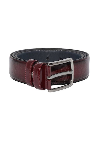 Süzer Deri Bordo Rugan Suni Deri Desenli 3.5 Cm.lik Klasik Kemer - 8007-80 001