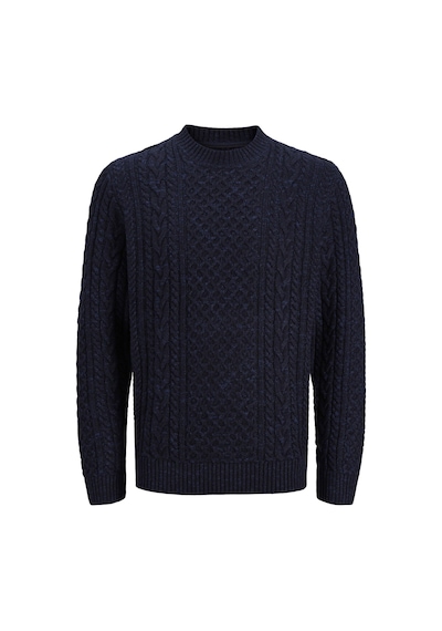 Jack & Jones Jprblucallum Cable Knıt Crew Neck Lacivert