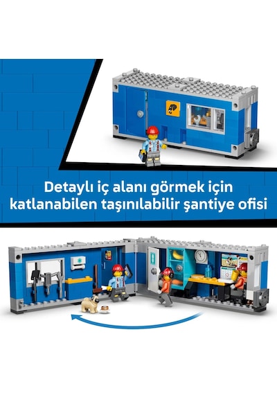 LEGO® City Damperli Kamyon ve Ön Yükleyici 60494 - 8 Yaş ve Üzeri Çocuklar için 3 Minifigür İçeren Oyuncak Yapım Seti (1132 Parça)