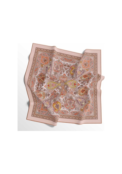 İpekal Soft Pamuk Eşarp - 05404-1926 - 90 X 90 / Turuncu - Mor 25 Turuncu - Mor 25