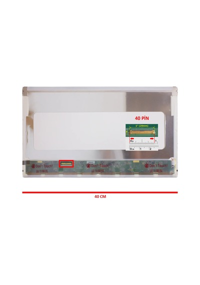 Clevo W170hn 17.3 İnç 1920x1080 40 Pin Notebook Laptop Lcd Led Ekran