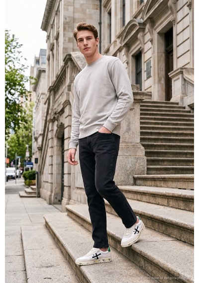 Buratti Pamuklu Normal Bel Boru Paça Jeans Erkek Kot Pantolon 5901f03mılano Siyah