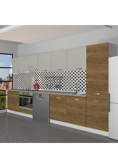 Decoraktiv Elite 325 Ankastre Fırın Modüllü Mdf Hazır Mutfak Dolabı - Tezgah Dahil - Pera - Kumtaşı Çok Renkli Decoraktiv Elite 325 Ankastre Fırın Modüllü Mdf Hazır Mutfak Dolabı - Tezgah Dahil - Pera - Kumtaşı Çok Renkli