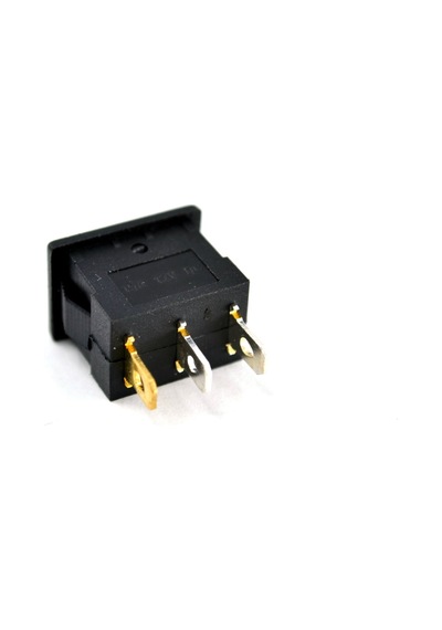 12v Oto Elektrik Anahtarı Kırmızı Ledli Siyah Dikdörtgen 1-0