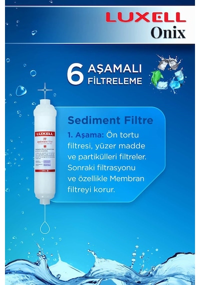 Luxell Lxs-p0 Luxell Onix Su Arıtma Sistemi Pompasız