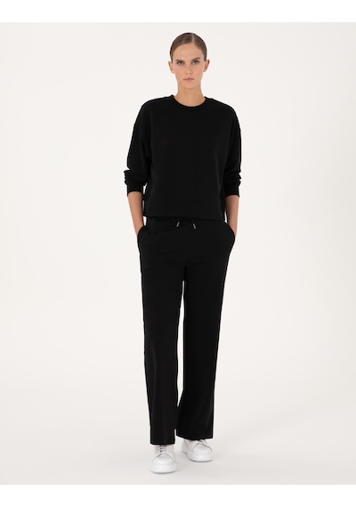 Pierre Cardin Kadın Siyah Sweatshirt 50314963-vr046 Siyah