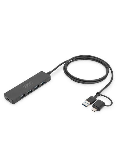 Digitus Da-70236 4 Port Usb 3.0 Çoklayıcı Hub Usb-type-c Soket