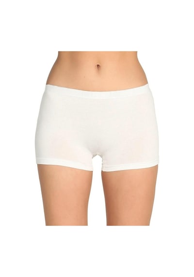 Yıldız 3620 Kadın Likralı Modal Boxer Beyaz