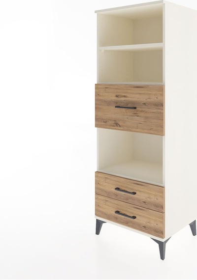 Hyperion Dolap 3 Raflı 3 Çekmeceli 60x44x163 Aytaşı-çam Aytaşı