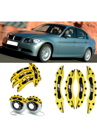 Bmw E90 ///m Sarı 17-18-19-20 Janta Uyumlu 4.lü Kaliper Kapagı