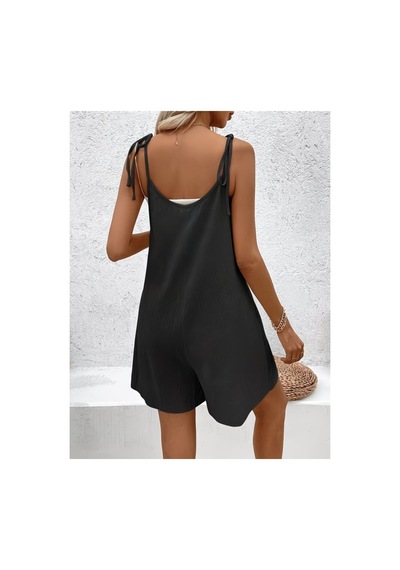 Butik İstanbul Kadın Ip Askılı Yuvarlak Yakalı Boncuk Detaylı Geniş Paçalı Salaş Kısa Pera Tulum Siyah Butik İstanbul Kadın Ip Askılı Yuvarlak Yakalı Boncuk Detaylı Geniş Paçalı Salaş Kısa Pera Tulum Siyah