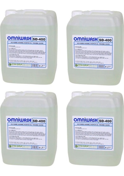 Omniwash Sd-400 5000ml Hijyenik Köpük Sıvı El Sabunu 4 Adet