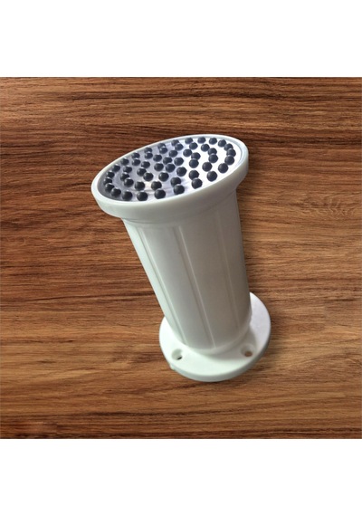 50 Çap 10-12cm Ayarlı Mobilya Ayağı Baza Ayağı Beyaz Açık Gri
