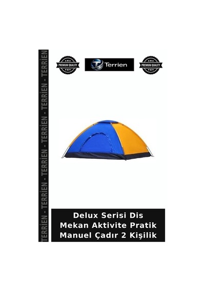 Delux Serisi Dis Mekan Aktivite Pratik Manuel Çadır 2 Kişilik Belirtilmemiş