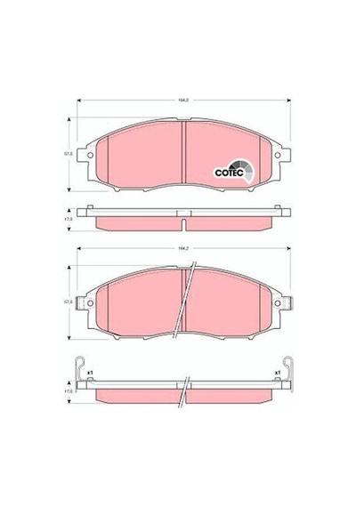 Nissan Skystar Pickup Yd25 D22 Ön Fren Balatası 2002-2008