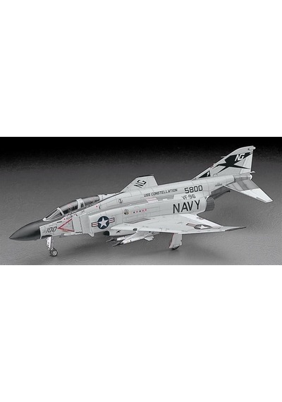 Hasegawa Pt6 7206 1/48 Ölçek, F-4j Phantom Iı With One Piece Canopy , Savaş Uçağı Plastik Model Kiti-48793