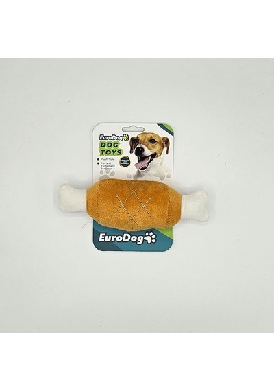 Eurodog Peluş Etli Kemik Köpek Oyuncağı 19x6 Cm
