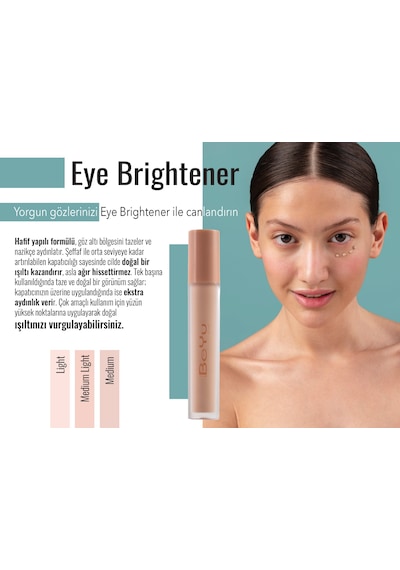 De Luxe Beyu Paris Eye Brightener 3,6g Göz Altı Aydınlatıcı-medium-orta Ton Medium