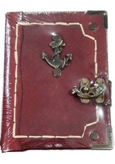 El Yapımı Deri Defter 12 x 17 CM 150 Yaprak N11.1146